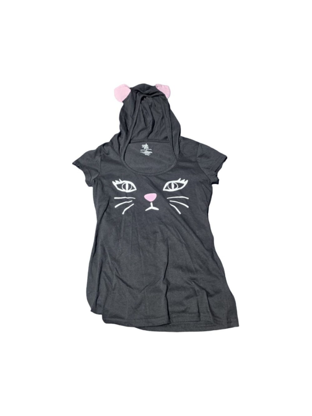 Women's Bioworld Merchandising Gray Cat Pajama Top S #894